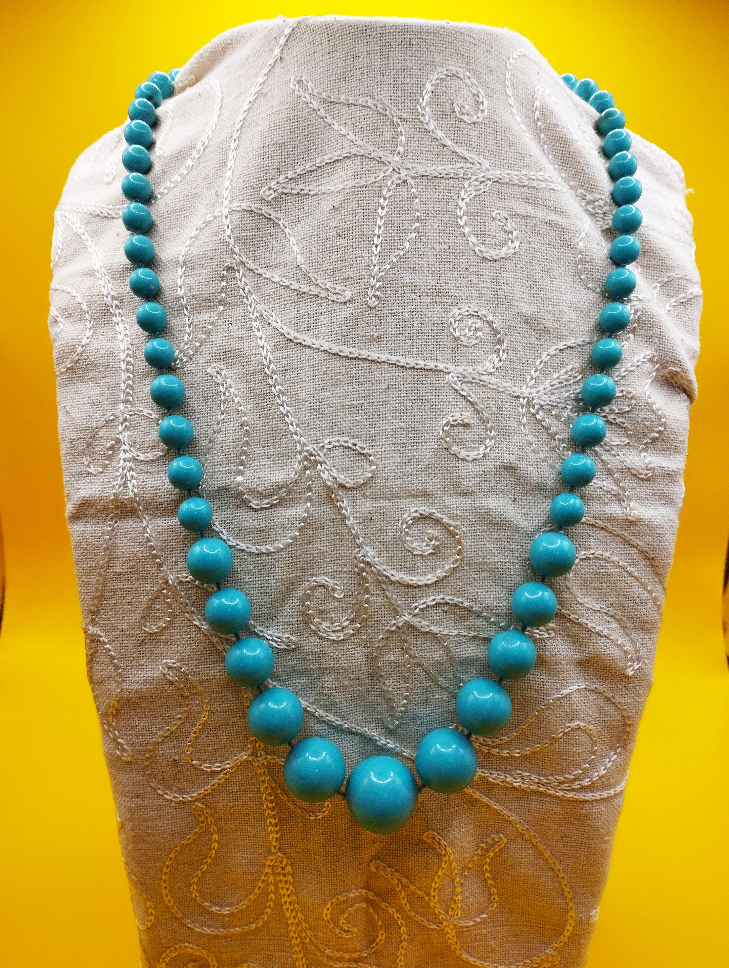 ヴィンテージ トルコ石色のネックレス – jewelry-marche-fr